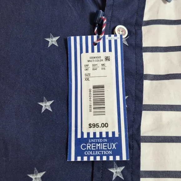 Daniel Cremieux Men's Shirt Size XXL Blue Label Stars & Stripes Button Up (56) - Picture 7 of 10